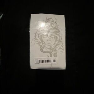 Medusa Head Tattoo Stencil